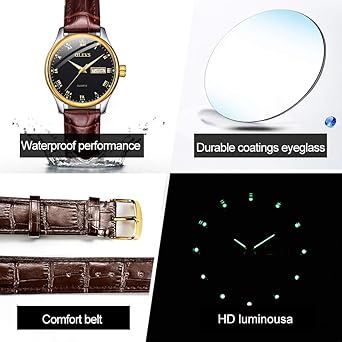 Amazon うで時計 レディース 腕時計 時計 れでいーす 女性用 ブラウン 革ベルト クオーツ ブランド アナログ 表示 かわいい おしゃれ 防水 カジュアル 日付 曜日表示 シンプルな ブラック 文字盤 Watch For Women Olevs 腕時計 ファッション 通販 Amazon うで時計 レディース 腕時計 時計 れでいーす 女性用 ブラウン 革ベルト クオーツ ブランド アナログ 表示 かわいい おしゃれ 防水 カジュアル 日付 曜日表示 シンプルな ブラック 文字盤 Watch For Women Olevs 腕時計 ファッション 通販