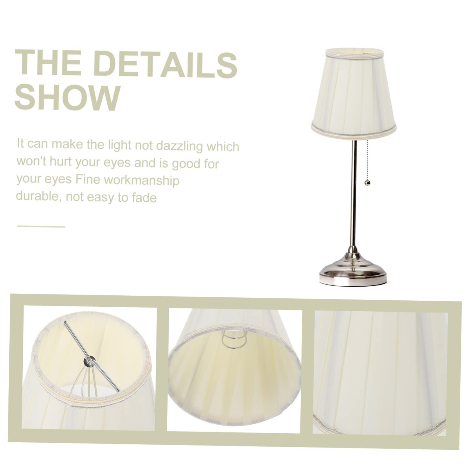 QUMIIRITY Multipurpose Lamp Shades Table Chandelier Wall Lamp Hanging Lampshade Safe and Sturdy