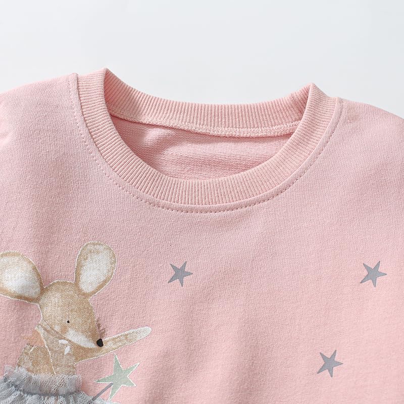 Image of Hongshilian Unisex Kids Cute Cartoon Cotton Sweater Shirt
