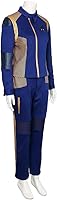 Vista 2 de Discovery Commander Uniform Flota Estelar USS Capitán Lorca Cosplay Disfraz