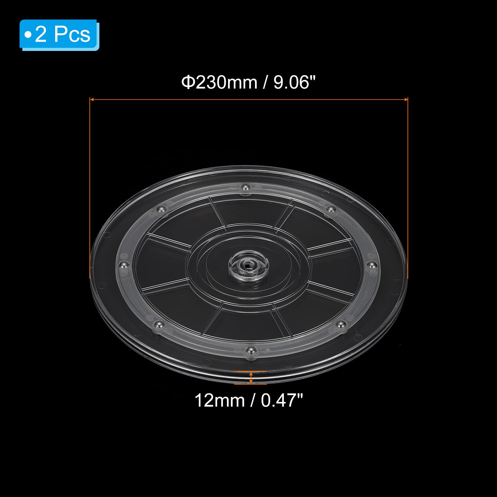 PATIKIL 8 Inch Heavy Rotating Swivel Stand - Image 2