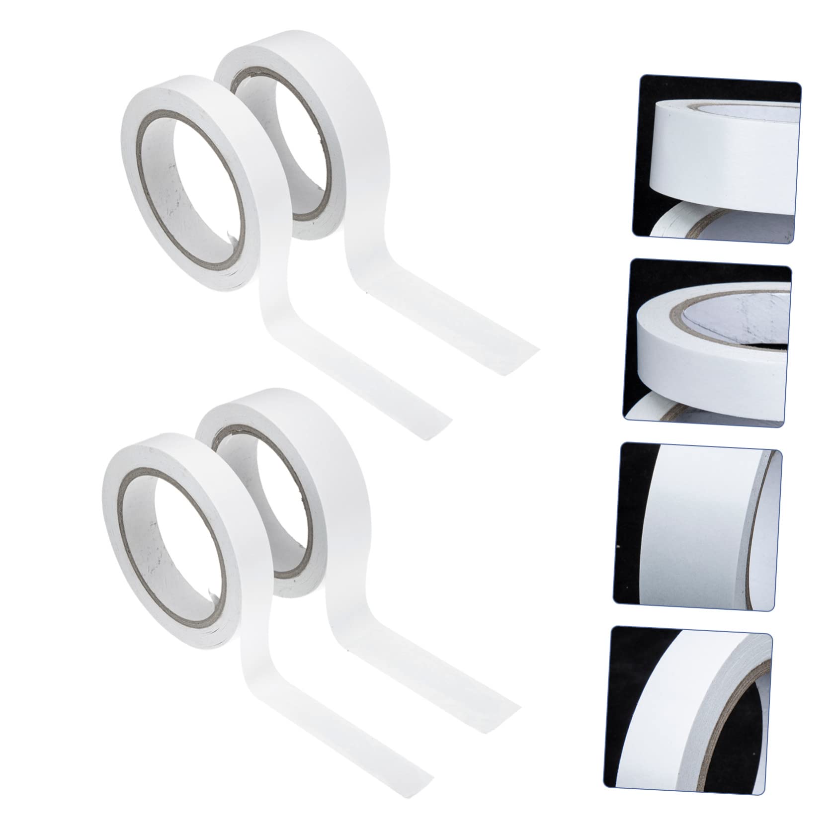 TEHAUX 20rollos Cinta Doble Cara De Alta Adhesión Para Manualidades y Cinta Resistente Para Decoración y Montaje