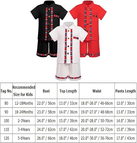 Miniatura 5 de IMEKIS Traje mexicano tradicional para niños pequeños, camisas étnicas tradicionales con pantalones cortos para fiesta de cumpleaños
