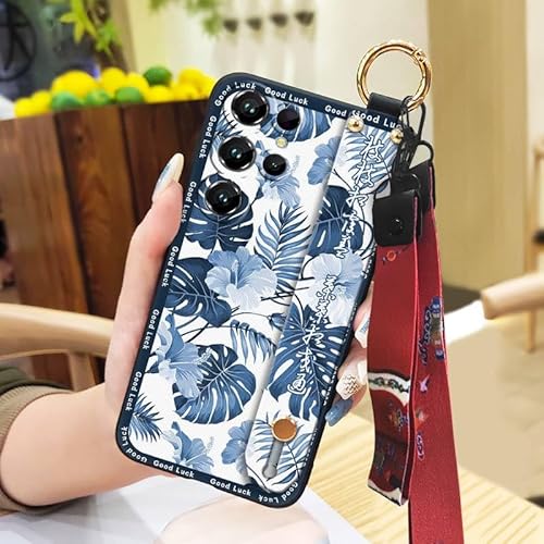 Phone Case Compatible with Oukitel C1/C1 Pro, Back Cover Lanyard Ring Waterproof Elderly lady Anti-knock Shockproof Soft case Du