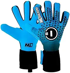 Luva Goleiro Profissional N1 Scorpius 2.0 Cor:Aqua, Tamanho:10