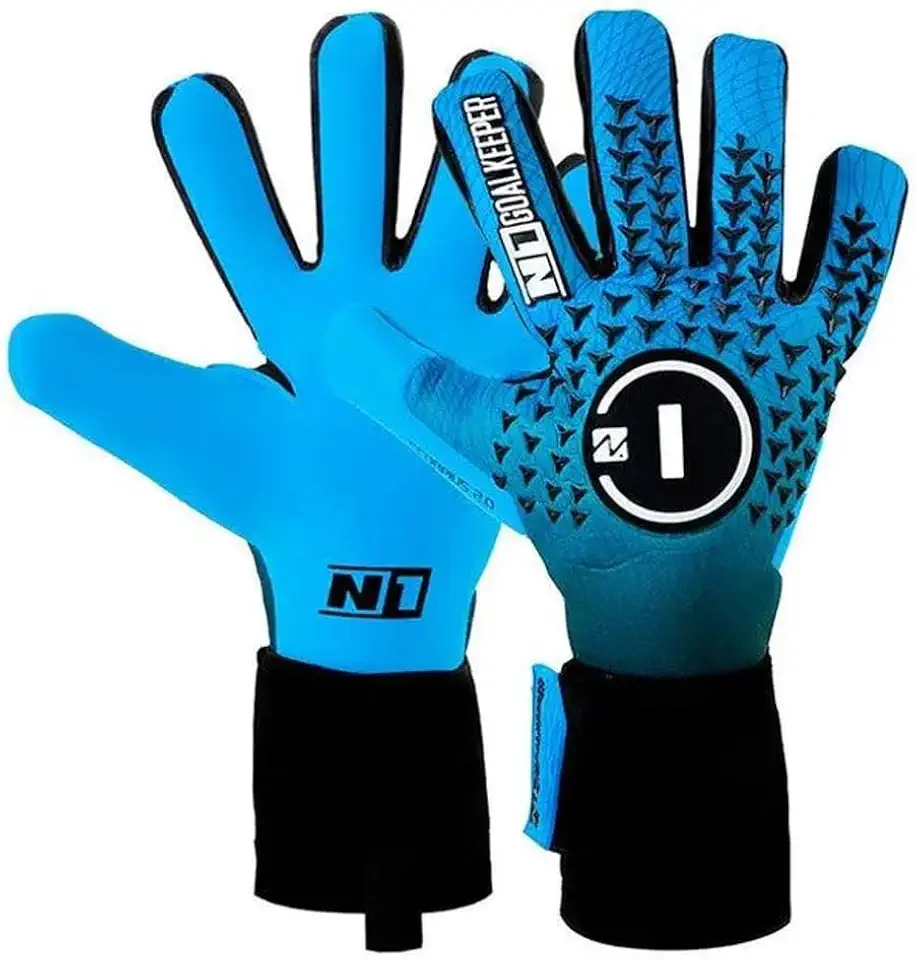 Luva Goleiro Profissional N1 Scorpius 2.0 Cor:Aqua, Tamanho:11