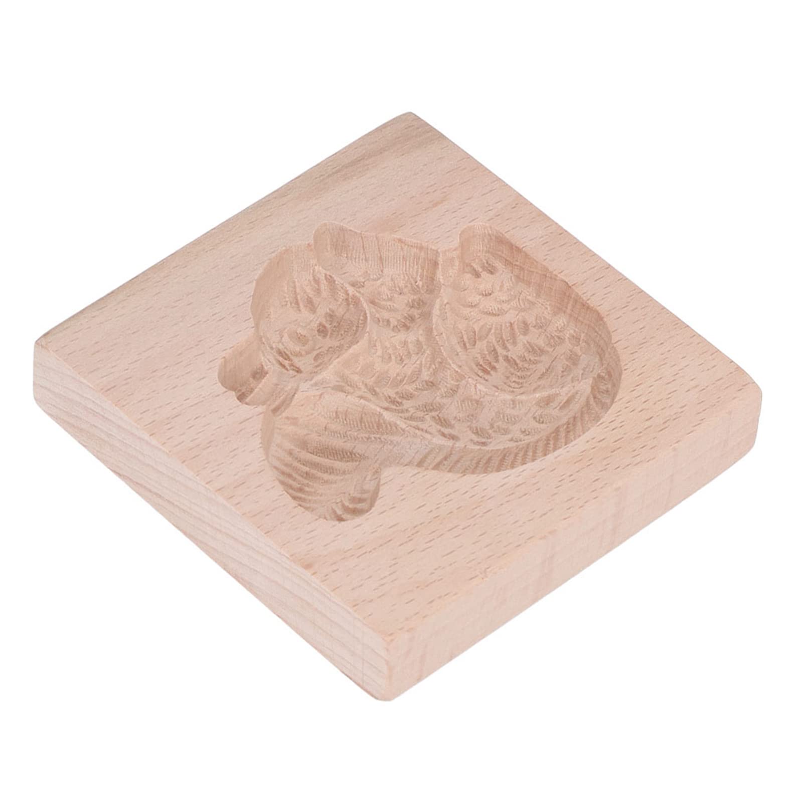 FxaumsGxuk Ausstechformen Holz - Buchenholz Keksformen Set Mit 5 Motiven