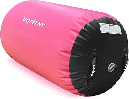 Miniatura 12 de VOFiTNY Gimnasia Equipo de Tumbling Barril de aire Inflable Octágono Vaso Rodillo Back Bend Trainer Animadoras Sin Bomba Negro/Púrpura Sin