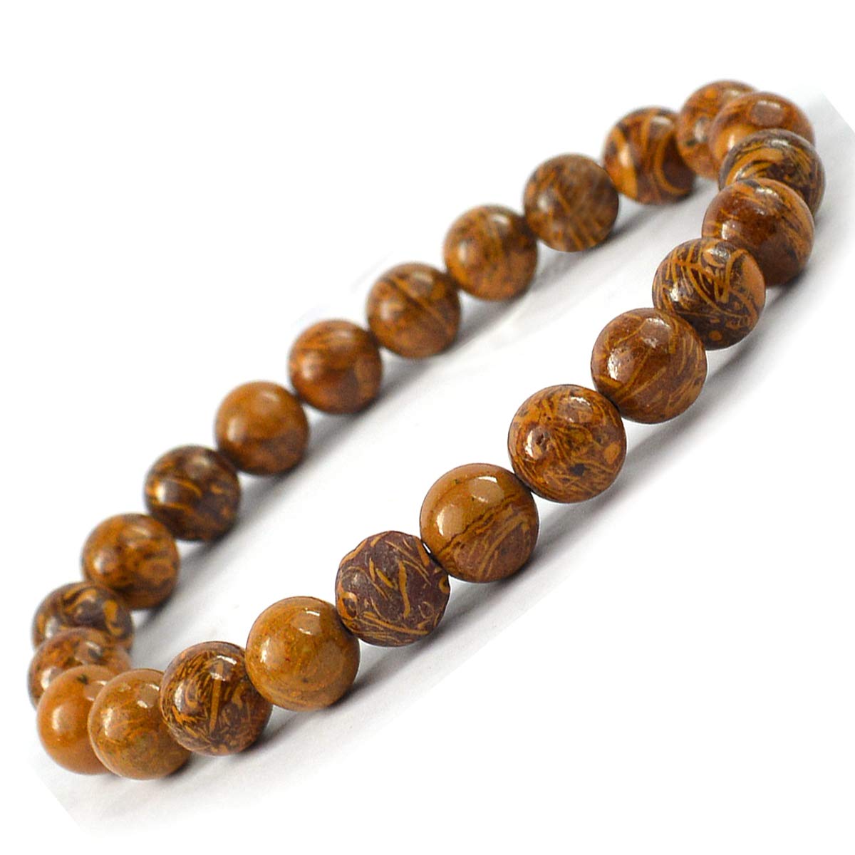 Reiki Crystal Products Mariam Agate Bracelet Natural Crystal Stone Beads Bracelet Round Shape for Reiki Healing and Crystal Healing Stone (Color : Brown, 8mm) (B08Q33Q5PC) Amazon Price History, Amazon Price Tracker