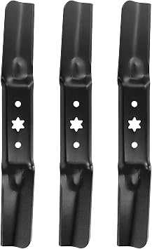 ACEBRI Mower Blades 54 for Troy-Bilt for Cub Cadet 942-05056A 7/942-05056, for Cub Cadet RZT-L54 RZT-S54 Ultima ZT1-54 ZT2-54 XT1-54 XT2-54 blade6 point star, for Mustang 54 XP Blades, 3Pack