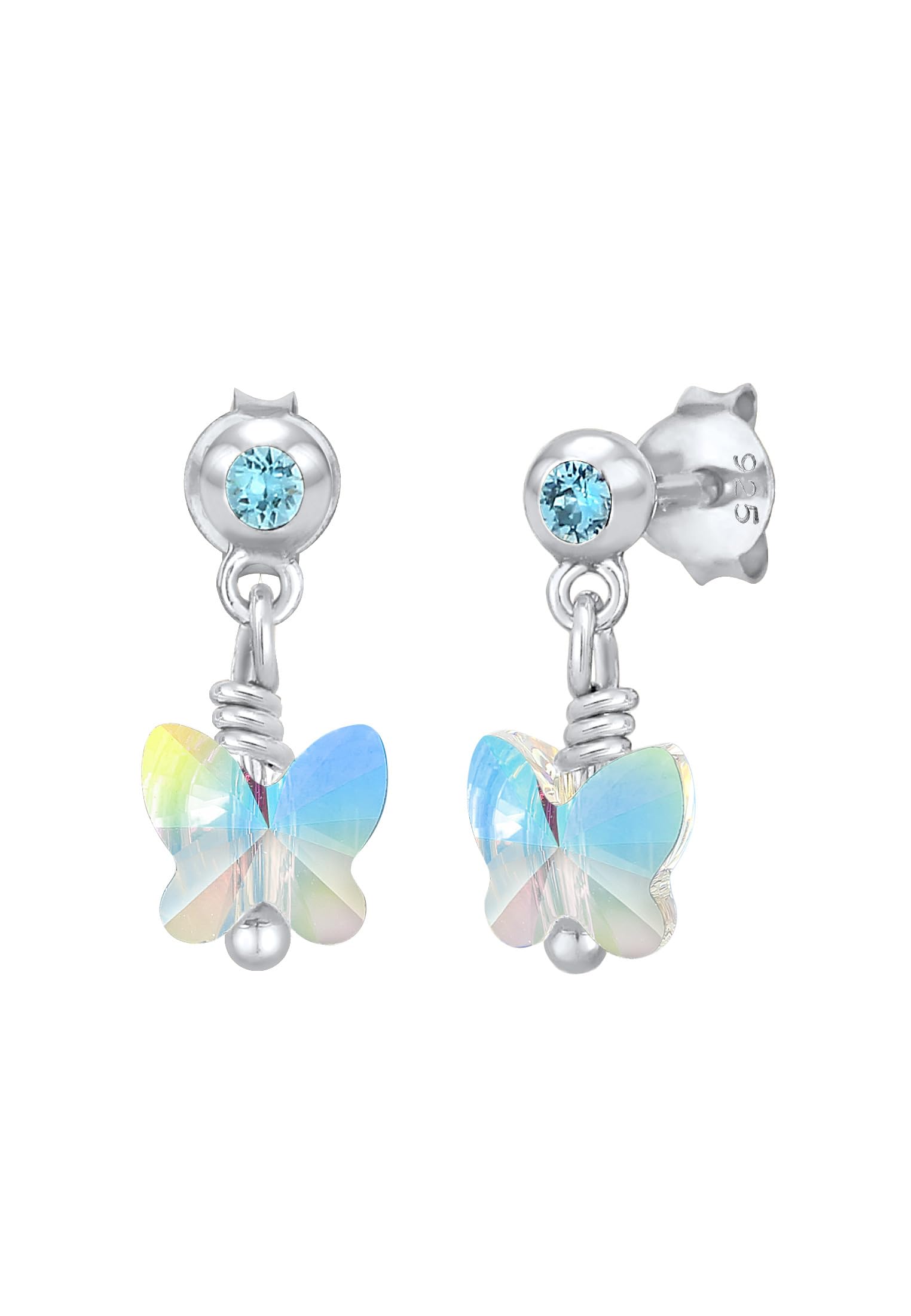 Elli Girls' 925 Sterling Silver Dangle & Drop Earrings 304650518