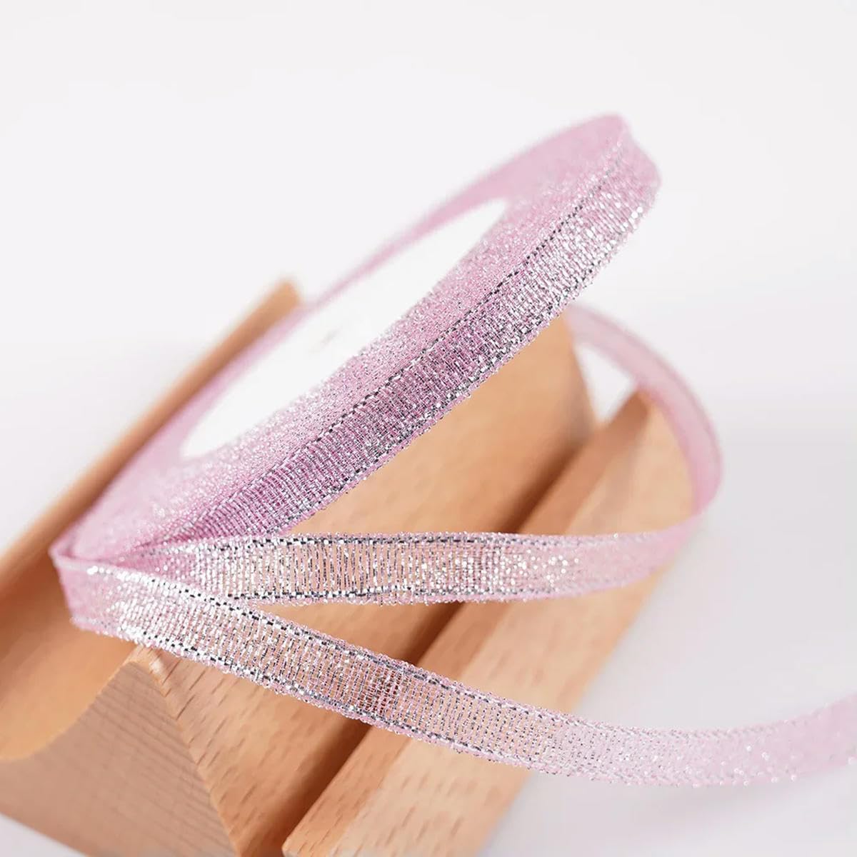 VICIYOO 22 meters/roll 6mm Ribbon DIY Bow Crafts Gift Wrapping Bouquets Party Decor Ribbons