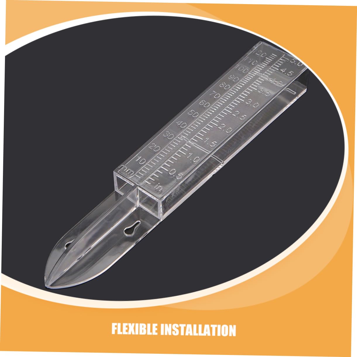 YARNOW 6pezzi Pluviometro in Plastica Per Esterni Strumento Misurazione Della Pioggia Letture Chiare Adatto Per Giardino e Cortile Design Resistente Intemperie Precipitazioni Per Del
