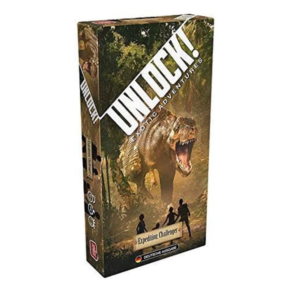 Asmodee, Unlock! – Spedizione: Challenger, Gioco di famiglia, Puzzle da 1 a 6 giocatori, Dai 10+ anni, 60+ minuti, Tedesco