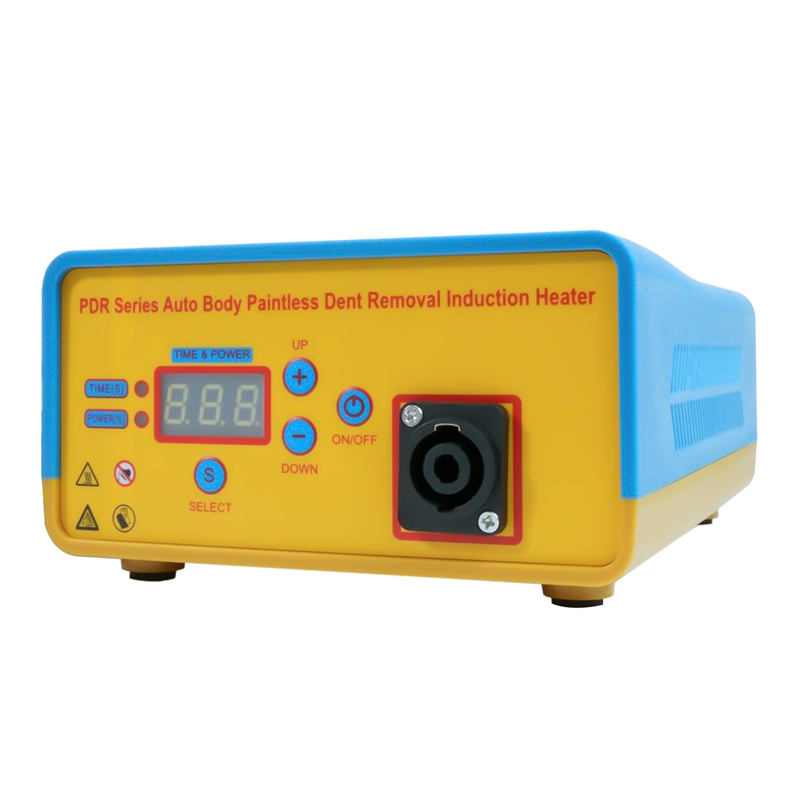 Dispositivo di Riscaldamento a Induzione, 1380W Macchina per Riparazione Ammaccature Magnetica senza Vernice per Carrozzeria Auto con 5 Barre di Gomma, Strumento di Riparazione per Ammaccature