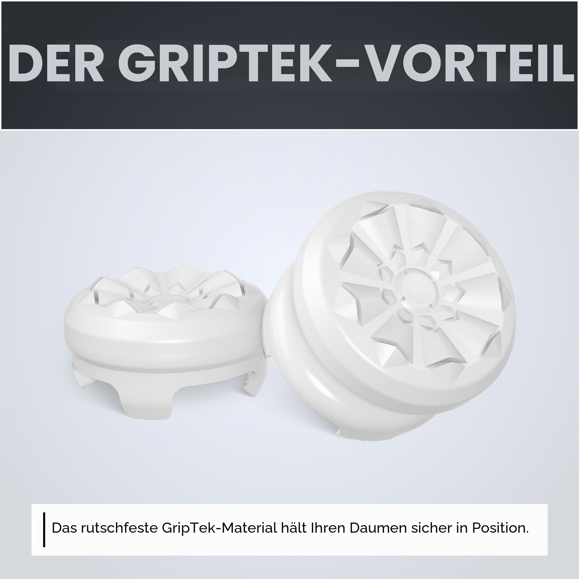 KontrolFreek FPS Freek Galaxy Weiß für Xbox One und Xbox Series X Controller | Performance Thumbsticks | 1 x Hoch, 1 x Mittel | Weiß