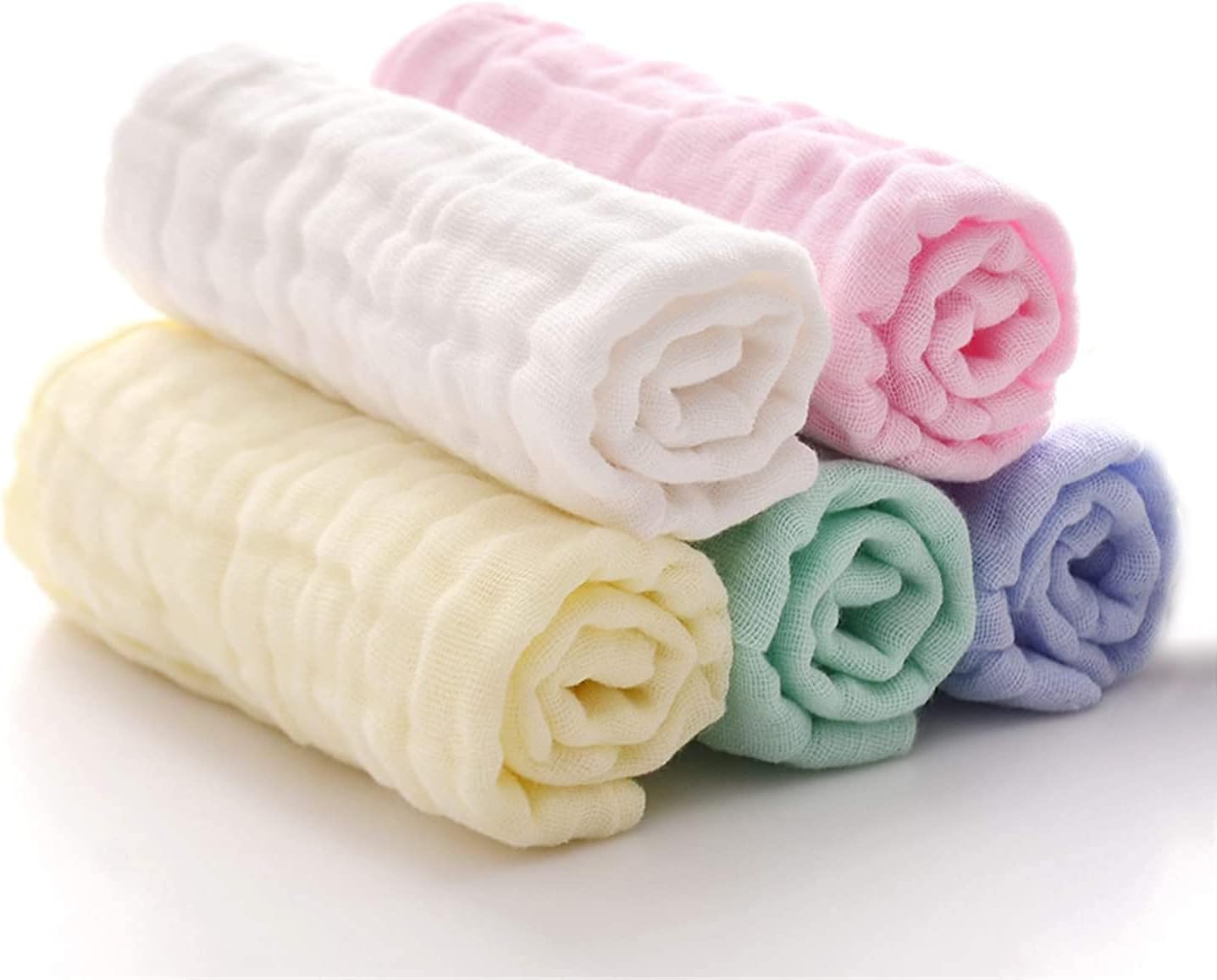 Organic Cotton Muslin Baby Washcloths Ultra Soft Kuwait Ubuy