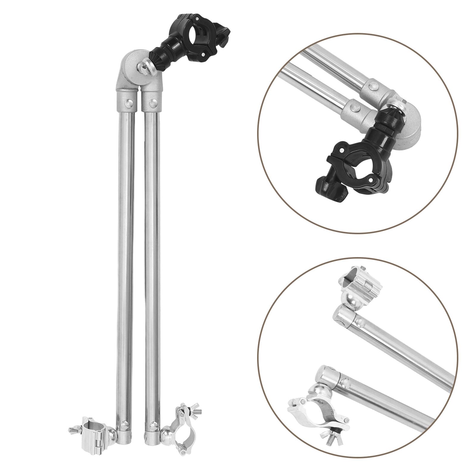 Fahrradanhänger Kupplung Adapter Metall Schnellkupplung Wetterfest für E-Bike Scooter Mountainbike Camping und Transport Vielseitig Kompatibel Robust Langlebig