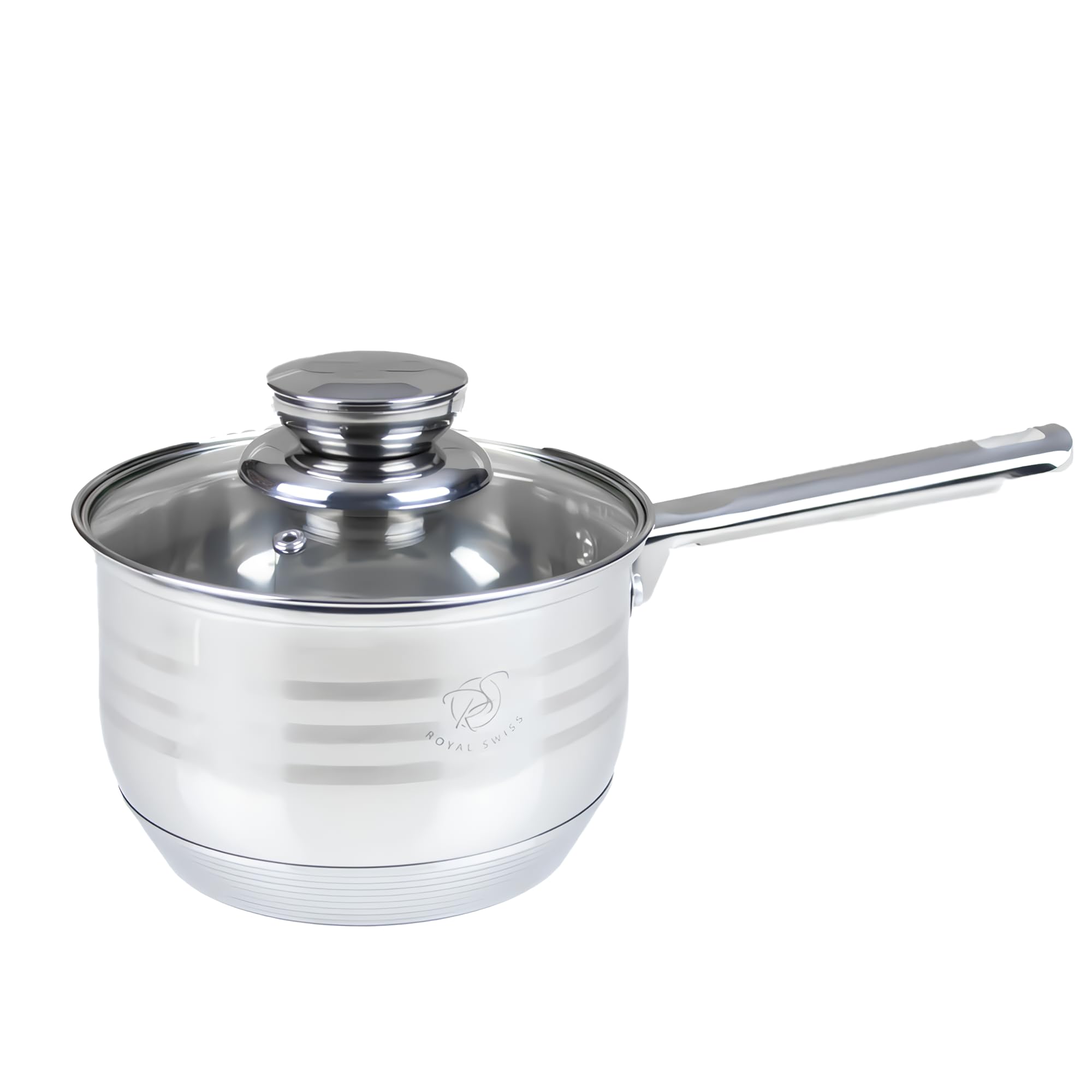 Batería de Cocina 12 Piezas, Juego de Ollas y Sartén Antiadherente de Acero Inoxidable, Compatible con Inducción, Gas y Vitrocerámica, Set Profesional para Cocina