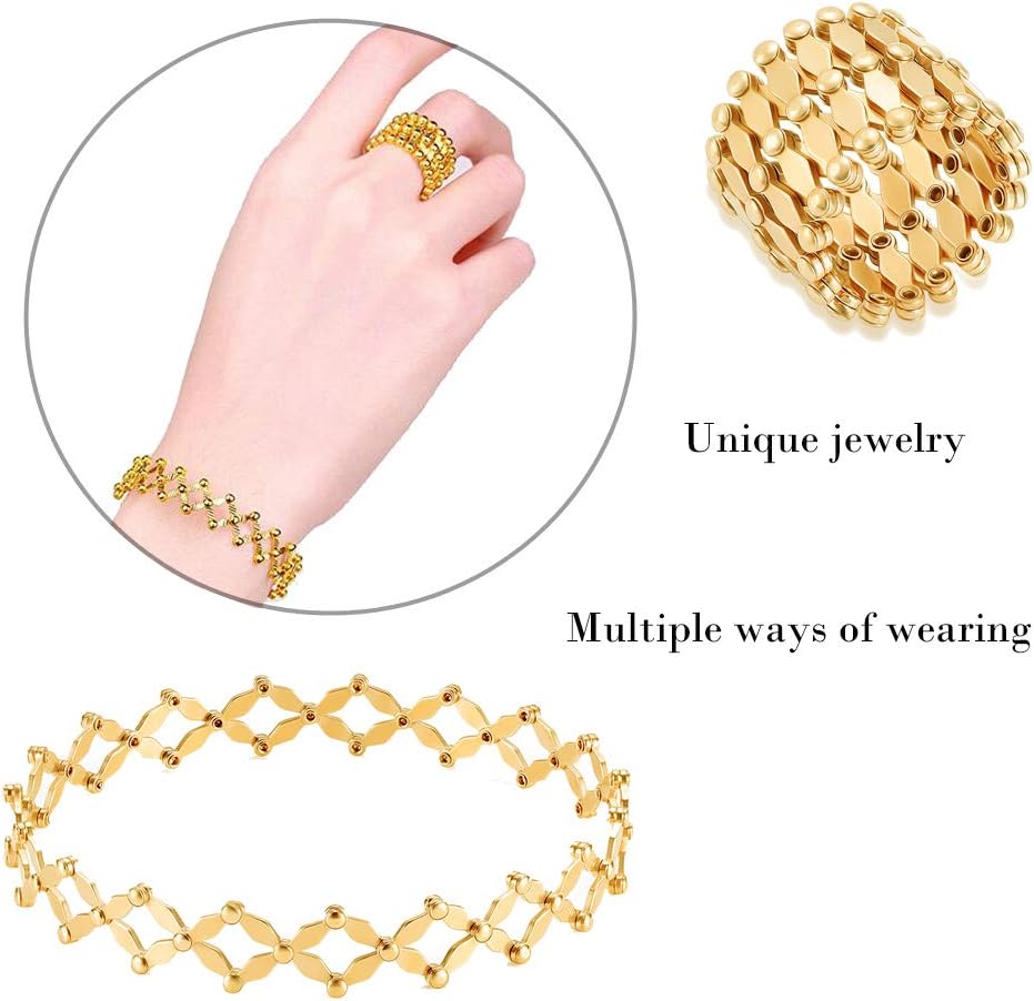 3-in-1 Folding Retractable Stainless Steel Bracelet UK Ubuy