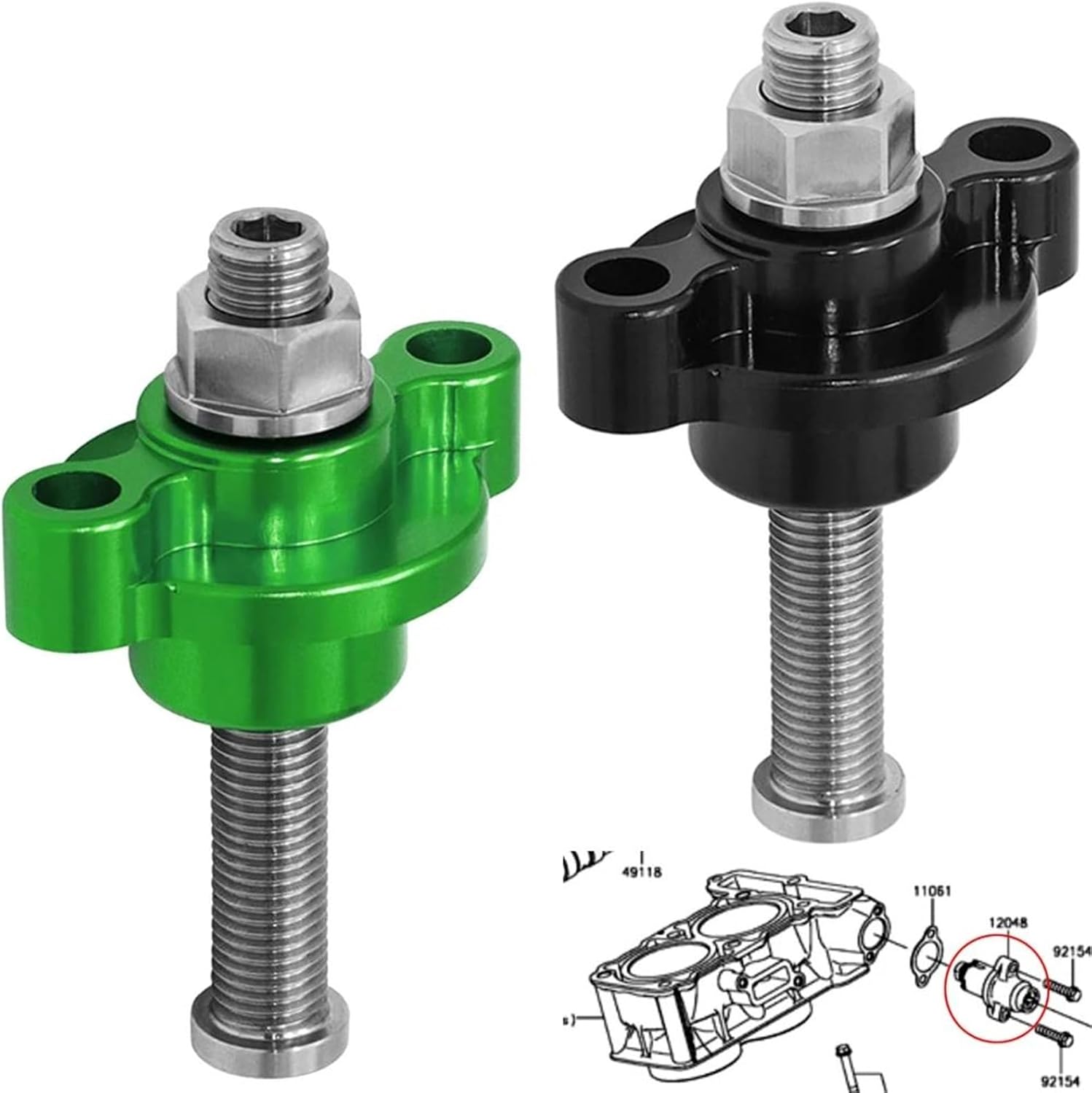 よし マニュアルカムチェーンテンショナーアジャスター に適合するKX450F KX