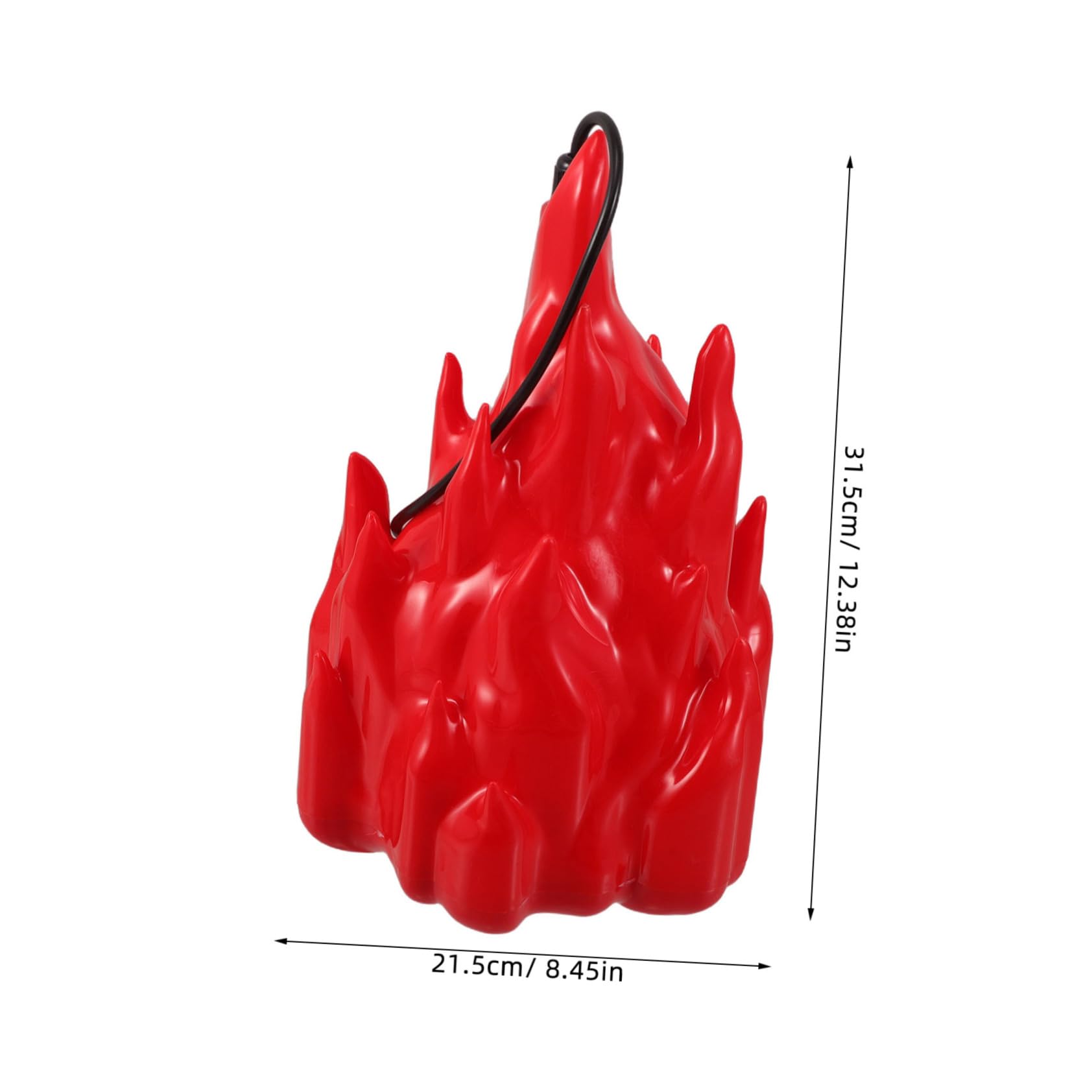 Gatuida Lampada Fiamma Elettrica Finta LED Fiamme Tremolanti Realistiche Luce Notturna Forma di Fuoco Finto Decorazione per Stufa LED Luce D’atmosfera Fiamme per Campeggio in Casa e Feste