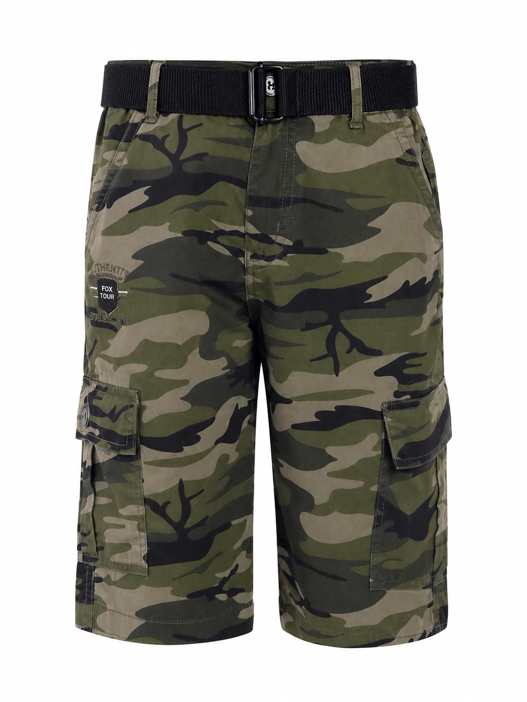 PUPPET-NX Shorts for Boys-Capris (5 Years - 6 Years, Dark Green