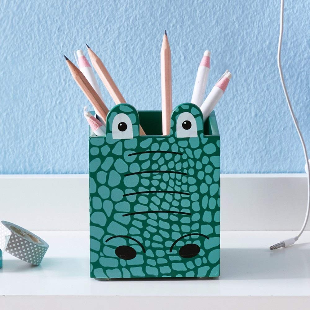 Pot à Crayons Cartoon Creative Pen Holder de ménage Rangement porte-stylo pour Bureau(One)