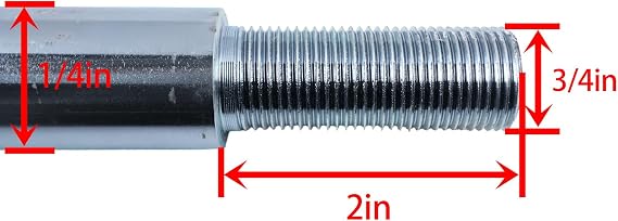 1401-40 Go Kart Live Rear Axle 1 x 40 Solid Steel for Cart Drift Trike