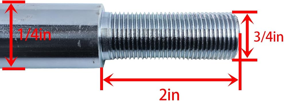 1401-40 Go Kart Live Rear Axle 1 x 40 Solid Steel for Cart Drift Trike