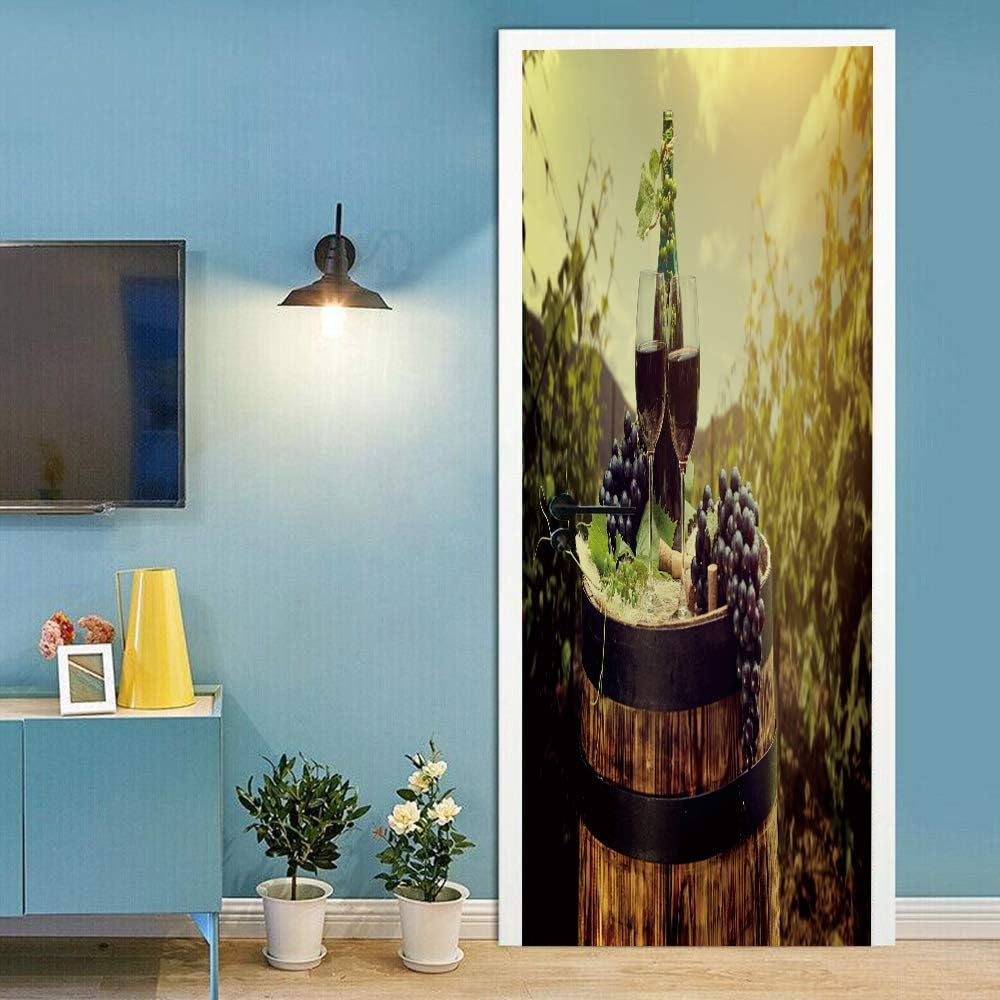 Set di 2: Adesivo da parete Meraviglie del mare, mondo sottomarino - Adesivo rimovibile in PVC per vasca da bagno, camera da letto e porta in vetro - Disegno artistico di pesci