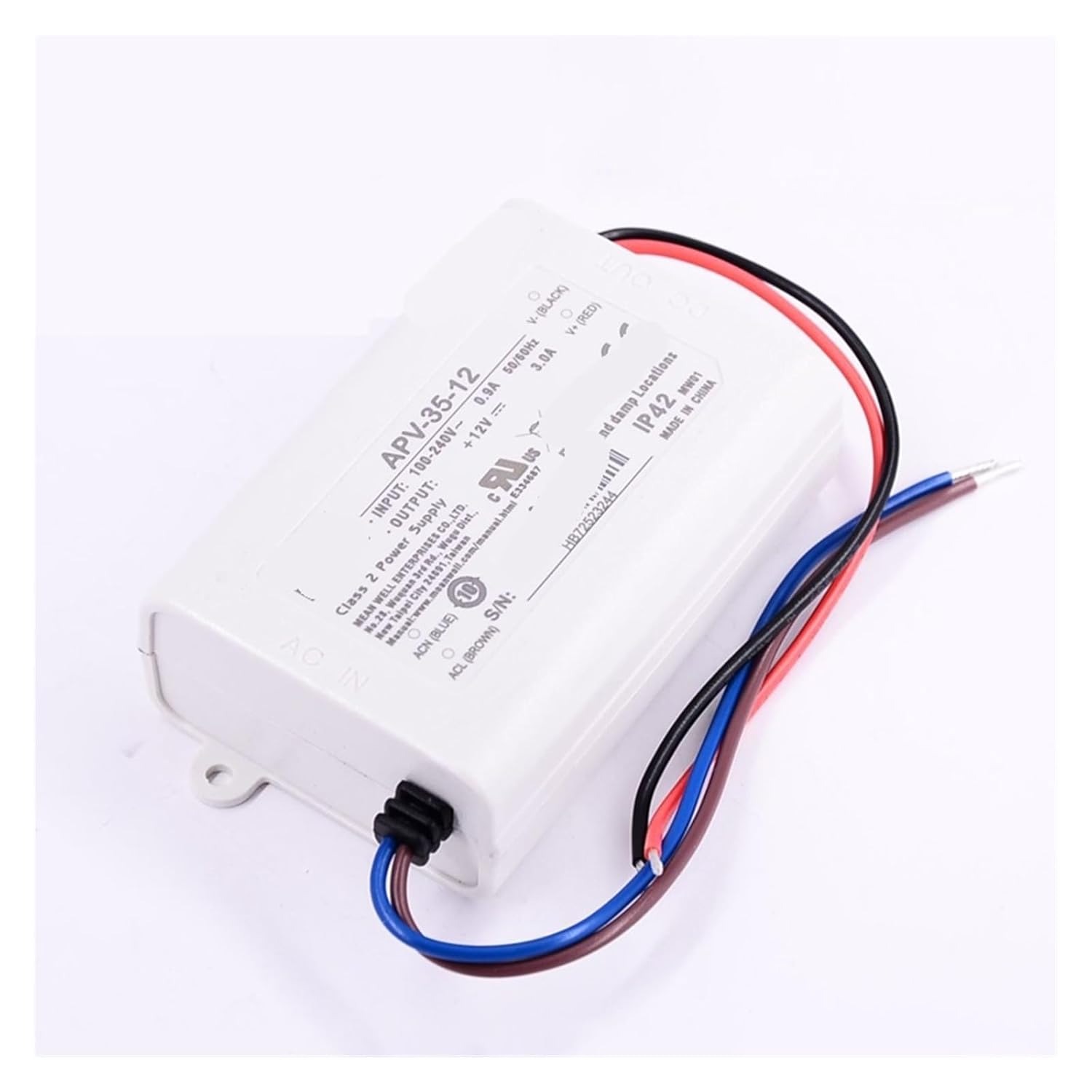 ZWXYKQBXG APV-35シリーズ 5V/12V/15V/24V 定電圧設計 35W 単出力LEDスイッチング電源(APV-3