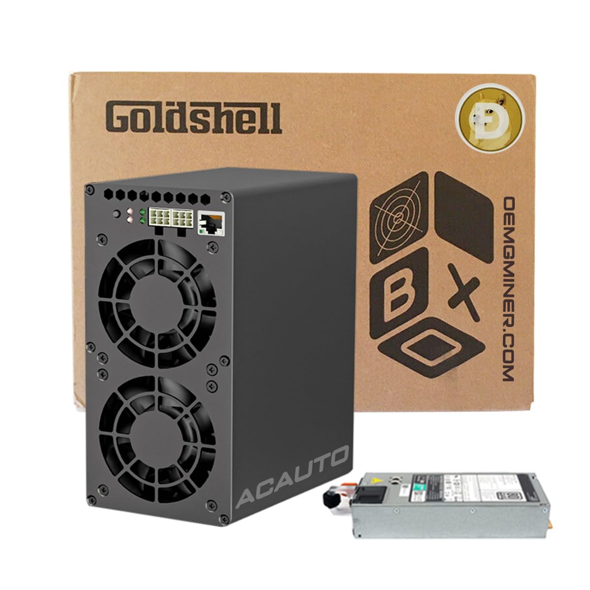 Mini Doge III Miner für DOGE & LTC Coin - Dual Mode 700M/400W oder 550M/260W (Netzteil)