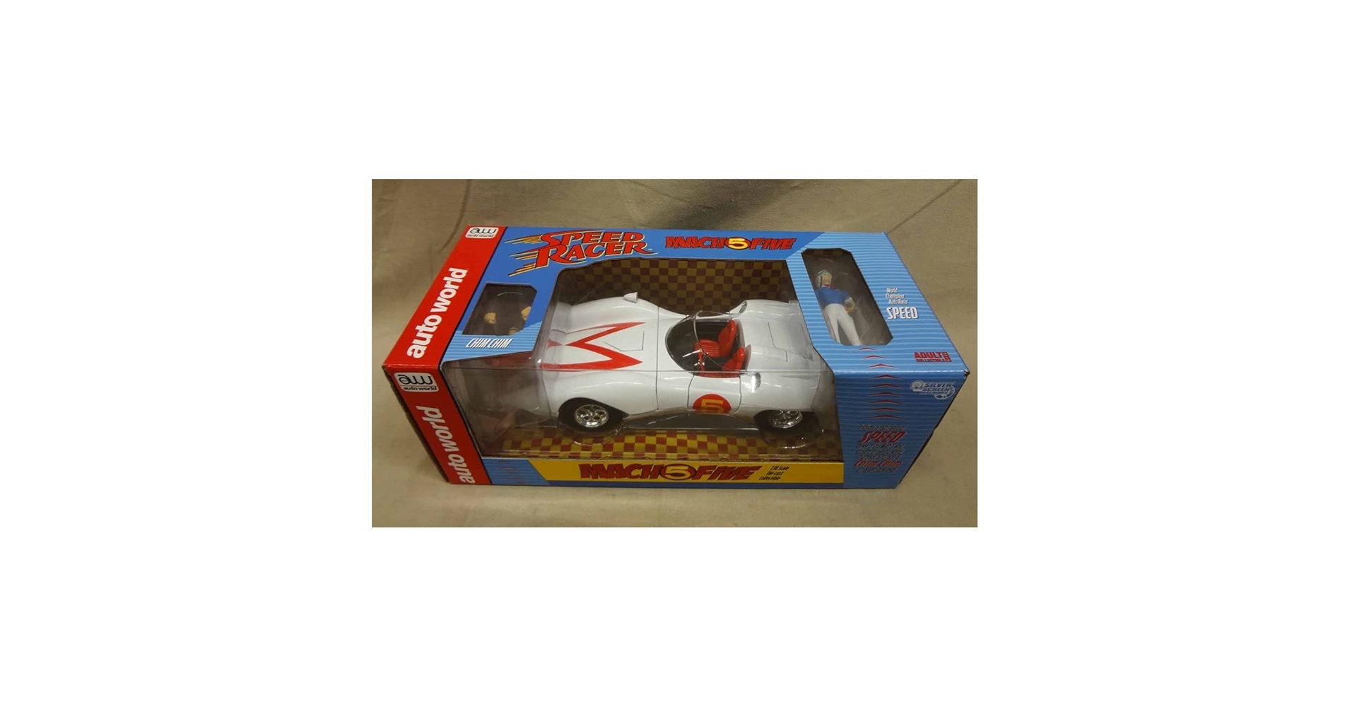 新品未開封　AUTO WORLD 1/18 マッハ号　ギミック多数 楽天市場】ミニカー 1/18 AUTOWORLD マッハ号 特殊装置の