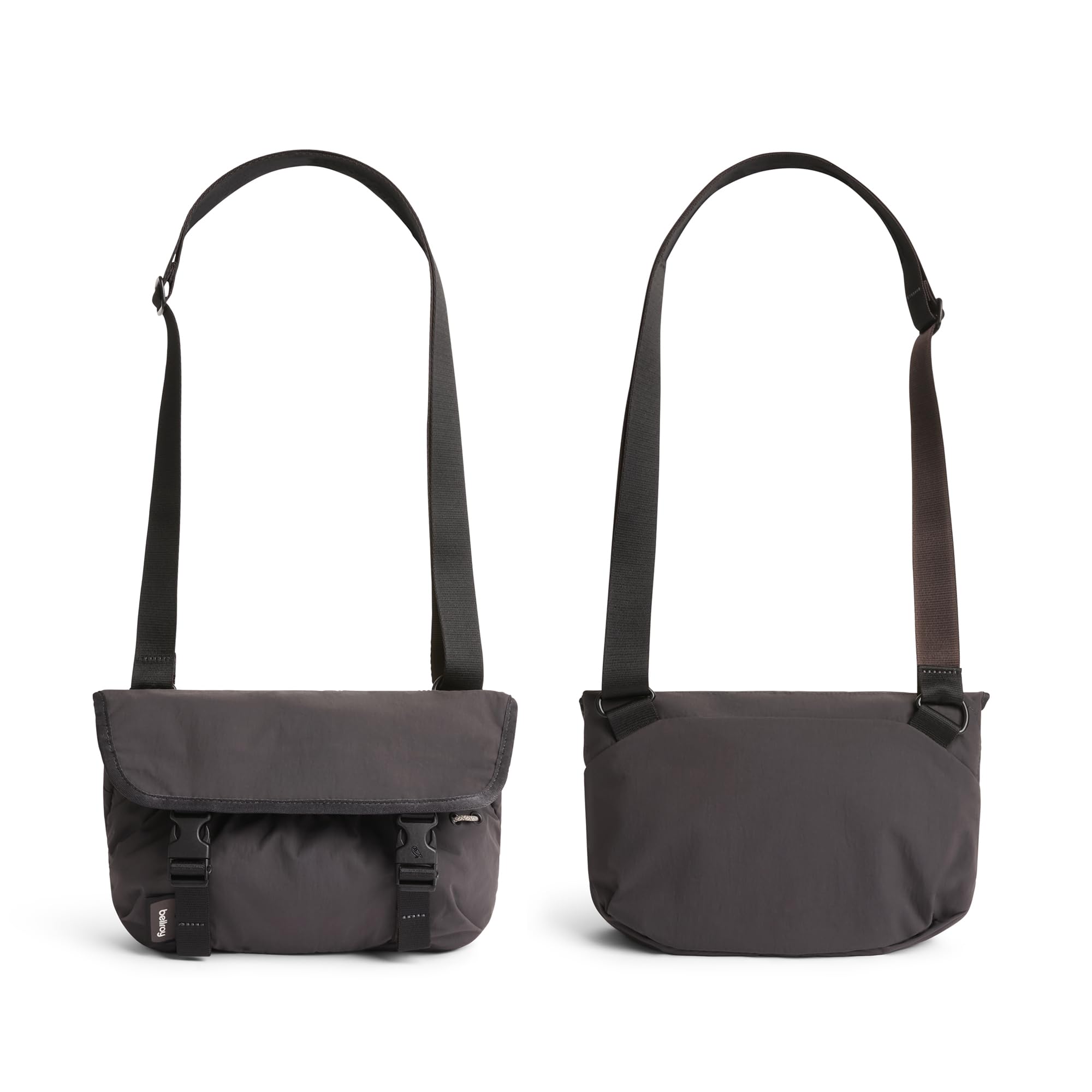 Bellroy Cinch Mini Messenger (borsa a tracolla leggera da 6 litri, tessuto resistente all'acqua, organizzazione senza sforzo) - Charcoal