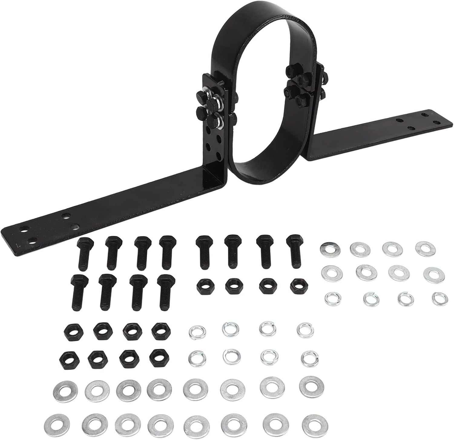 Aramox Tail Shaft Loop AF72 1006 Steel Heavy Duty Flat Driveshaft Safety Loop Kit 1/4in Thickness 2in Width Universal Fit for Car Drive Shaft Assemblies