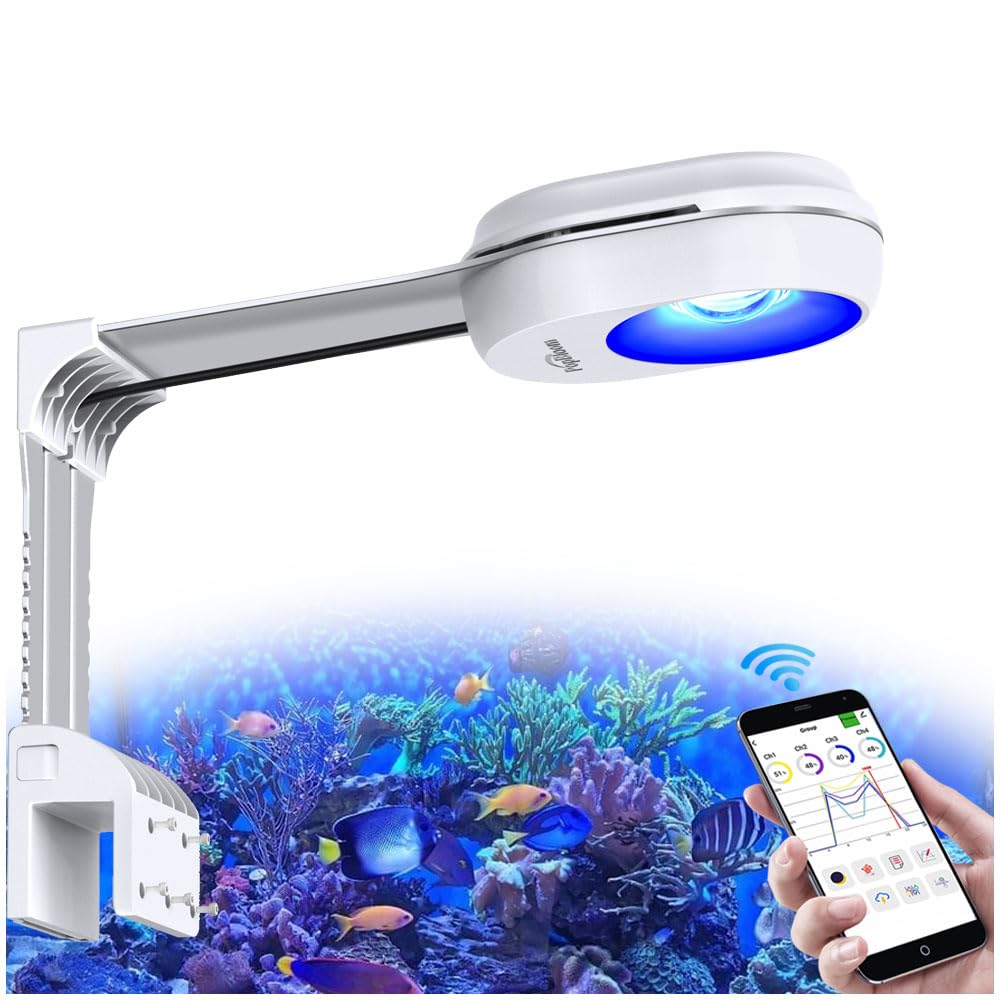 Picture of Programable Led Reef Aquarium Lighting Systems PopBloom 2PCS RS90 Reef