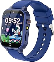 Cosjoype Kids Smart Watch: 39 Puzzle Games, HD Camera, MP3, Habit Tracker, Pedometer - No App Needed for Boys Girls 4-12