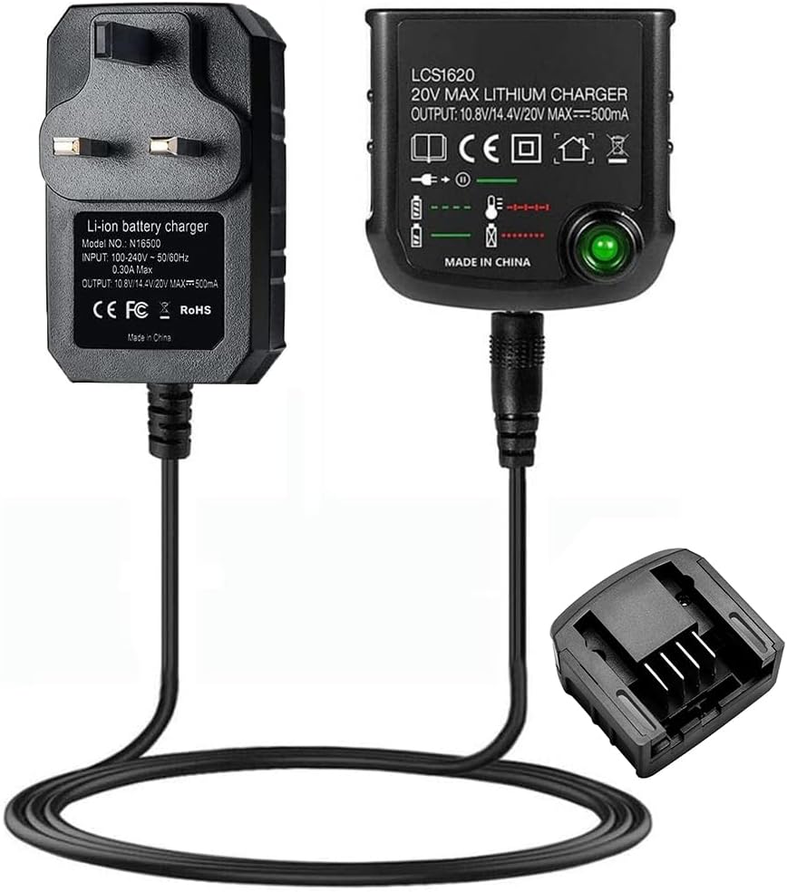 Activ Energy Universal Battery Charger for Ferrex Battery Tools Garden ...