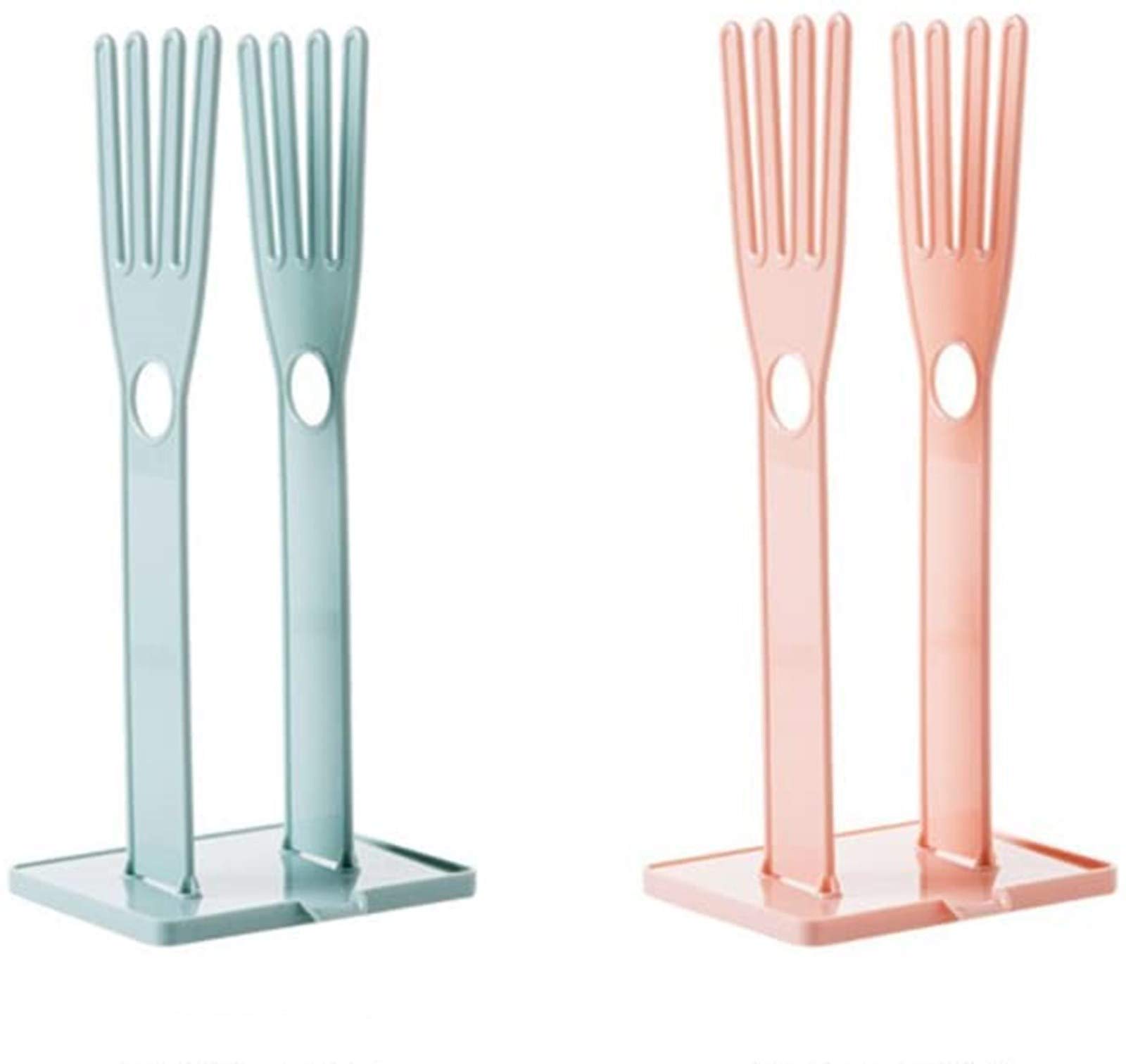 Soporte secador de guantes con drenaje para fregadero, pack de 2 organizadores de cocina