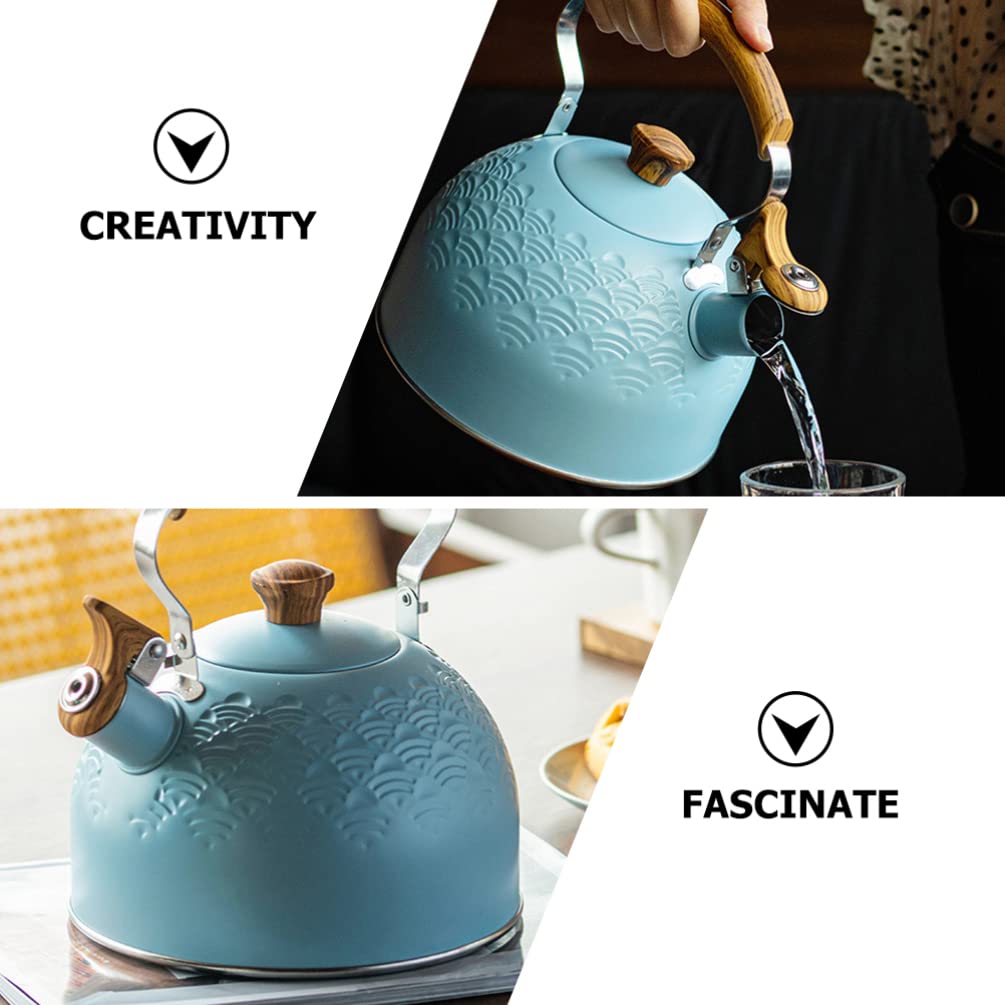 Bollitore con fischio Bollitore per il tè piano cottura Bollitore per il tè bollente teteras para hervir agua teiera Forte caffettiera retrò Bollitore con fischio per il ristorante Prepara il tè Pe