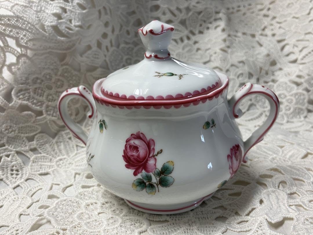 リチャードジノリ アンティックローズ ティーポット シュガーポット