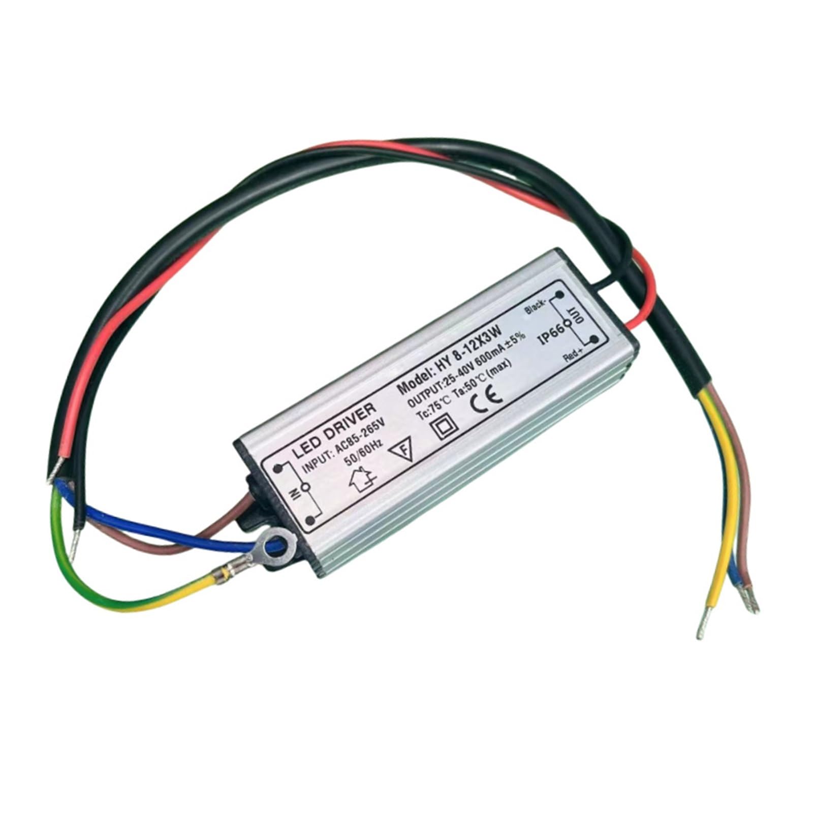 JVDDI LED Driver LED Waterproof Driver Power Supply 1-100w Full String Ceiling Lamp Wall Washer Transformer Constant Current Ballast(8-12x3w Leather line)