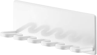 山崎実業(Yamazaki) マグネット バスルーム 歯ブラシホルダー 5連 ホワイト 約W13×D3.5×H5cm タワー tower 歯ブラシスタンド 浴室収納 4696