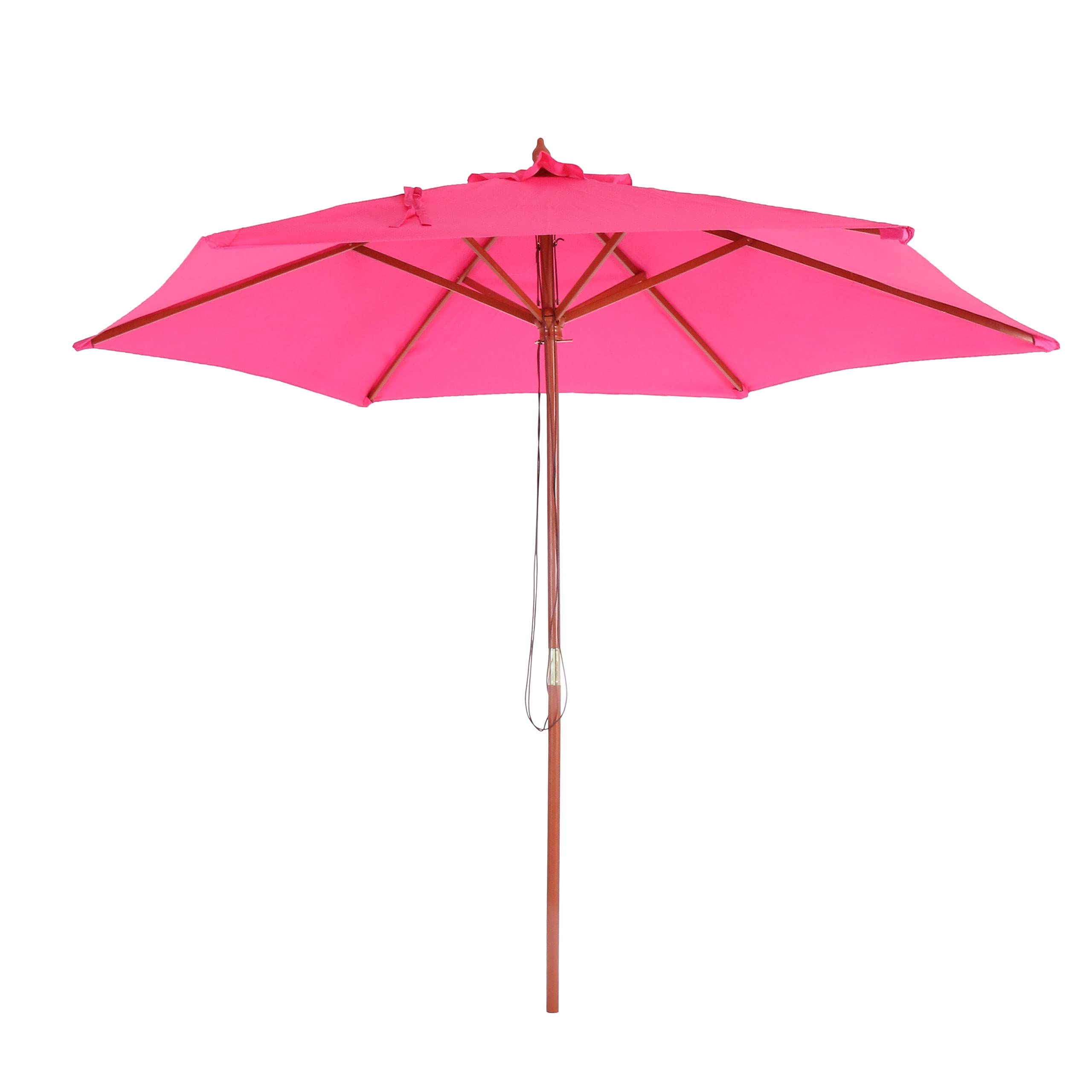 Mendler Sonnenschirm Florida Ø 3m Polyester/Holz