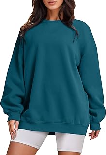 INNOVIERA Moletom grande para mulheres plus size moletom feminino de lã gola redonda pulôver suéteres casuais roupas confortáveis