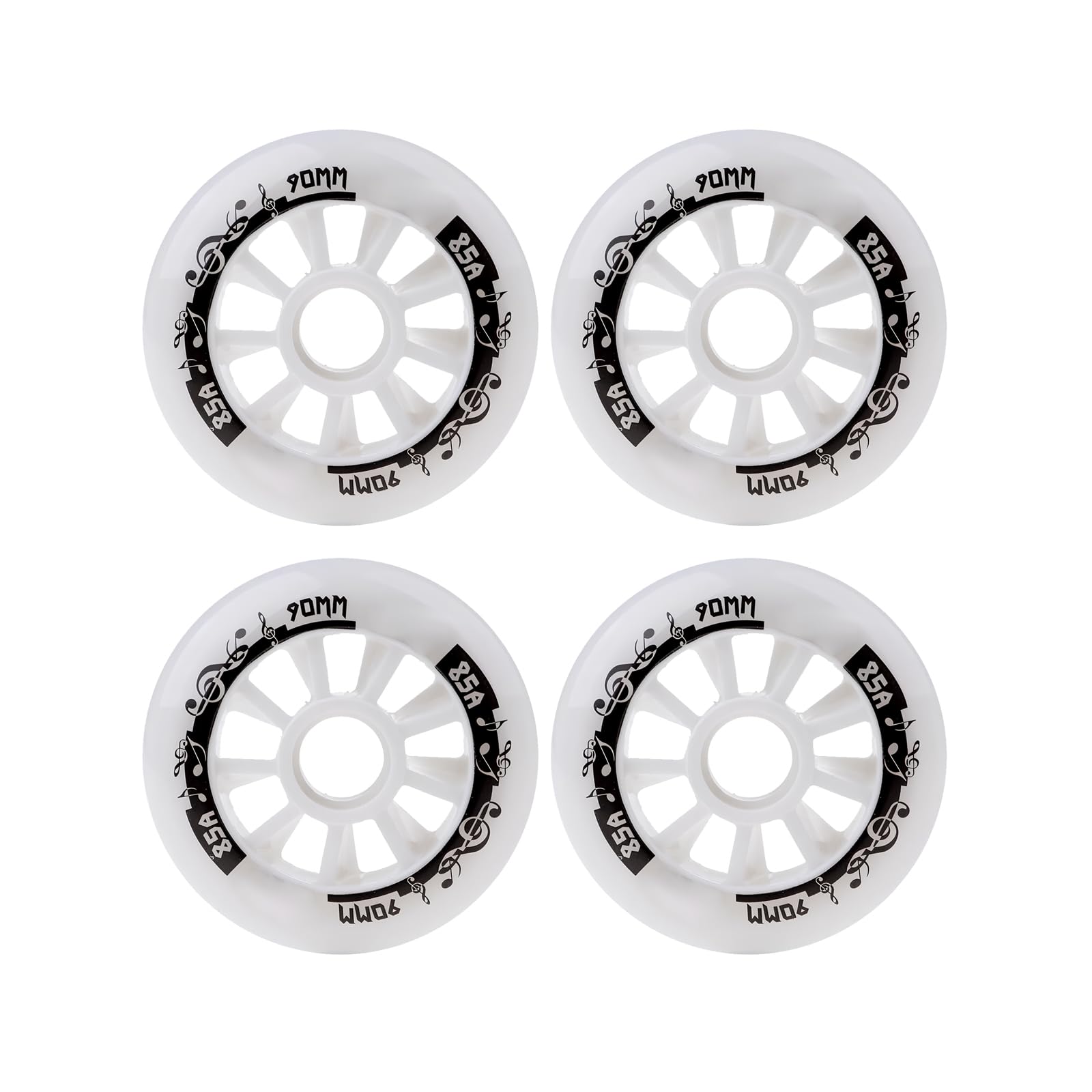 Zamiennik koła, łyżworolki 90 mm 110 mm 85 A Rolki na rolkach i wewnątrz koła Roller Hockey Wheels Wrotki do hokeja