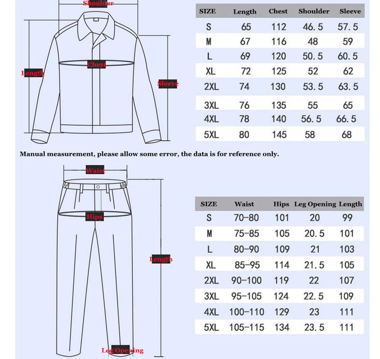 2 pezzi abbigliamento da lavoro da uomo giacca a maniche lunghe e pantaloni abbigliamento da lavoro set per riparatori, costruttori, corrieri