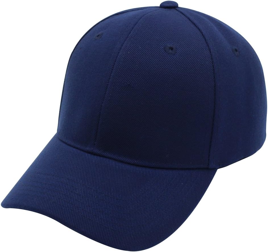 Baseball Cap Men Women - Classic Adjustable Plain Hat