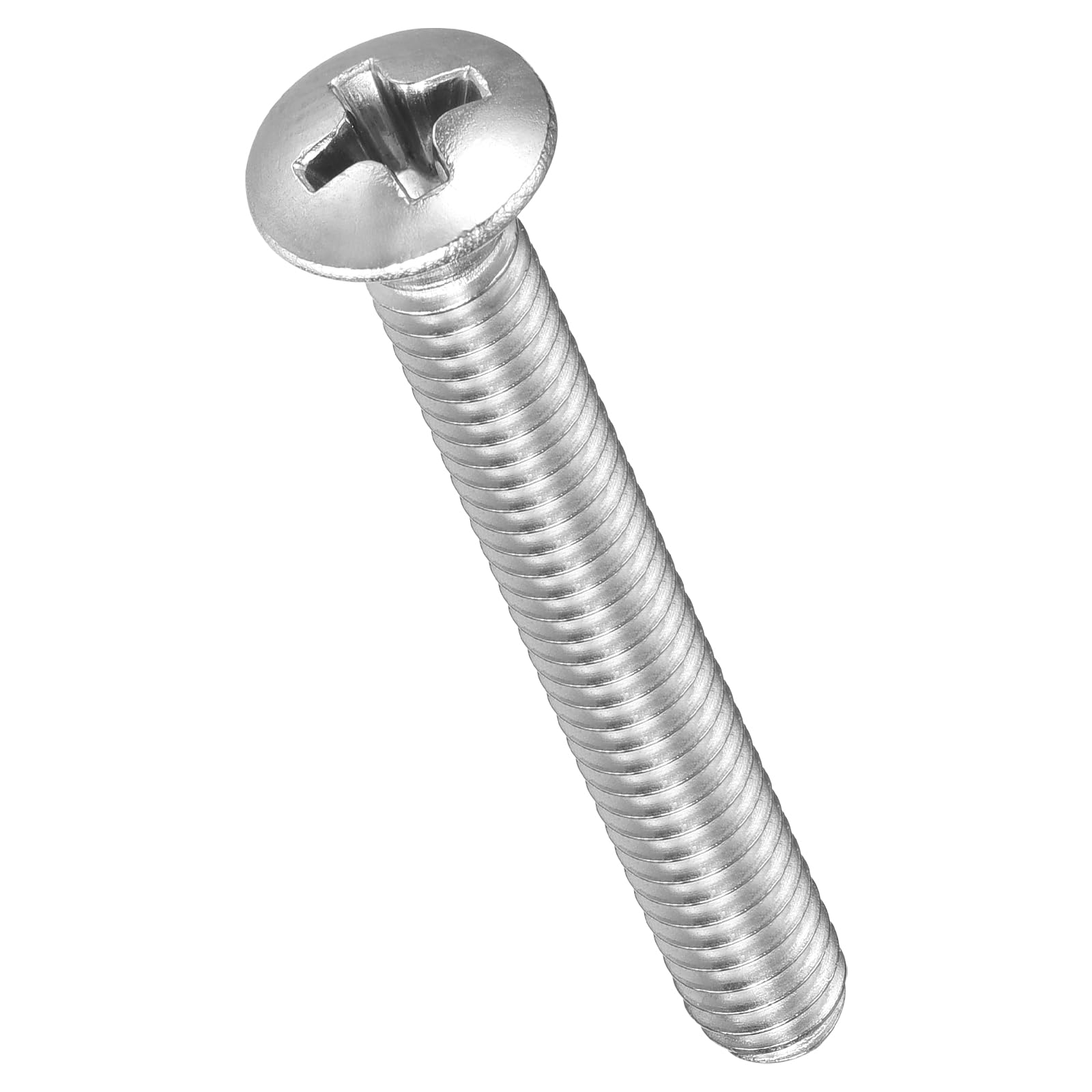 METALLIXITY Phillips Cross Recessed Countersunk Head Screws Bolts (#8-32x1-1/4") 50Pcs